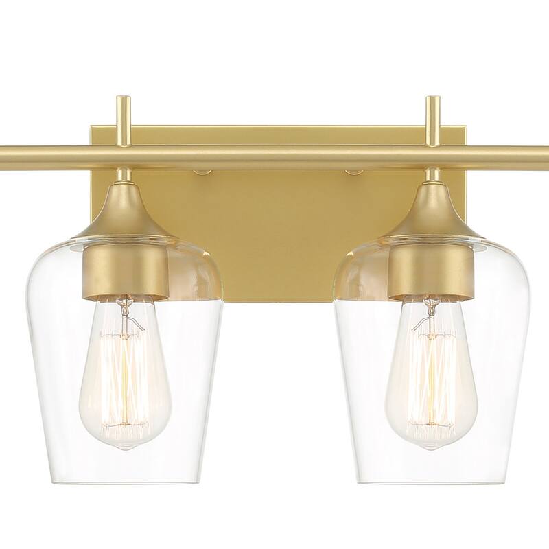Amboise 6- Light Modern Bathroom Vanity Light with Clear Glass Shade with UL Certified - 44.5 inches