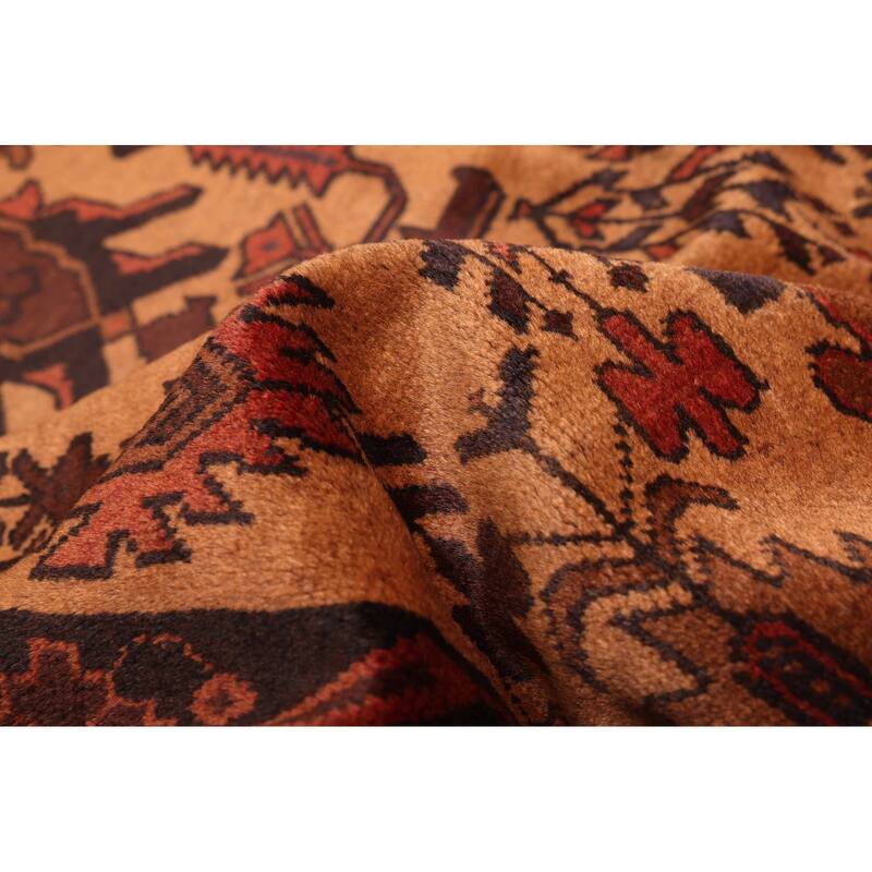 ECARPETGALLERY Hand-knotted Teimani Tan Wool Rug - 3'8 x 5'11