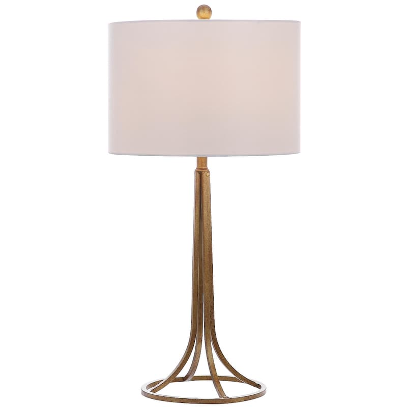 SAFAVIEH Lighting 30-inch McKenna Antique Bronze Table Lamp (Set of 2) - 15"W x 15"D x 30"H