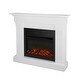 preview thumbnail 3 of 10, Crawford 48" Slim Electric Fireplace in White by Real Flame