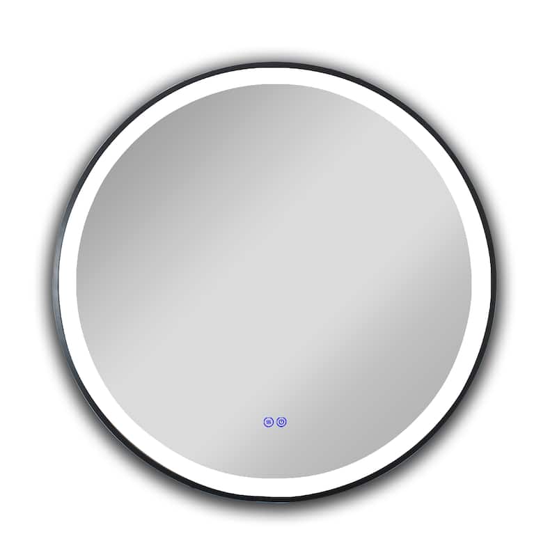 Frameless Embedded LED Mirror - Silver