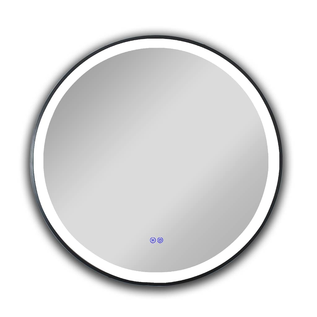 Frameless Embedded LED Mirror - Silver