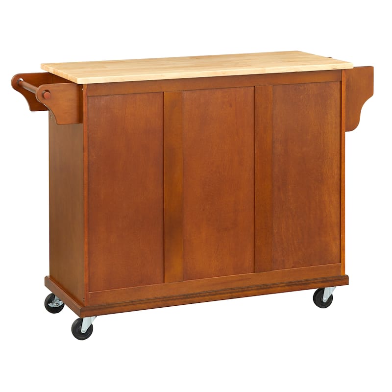 Simple Living Georgia Rolling Kitchen Cart