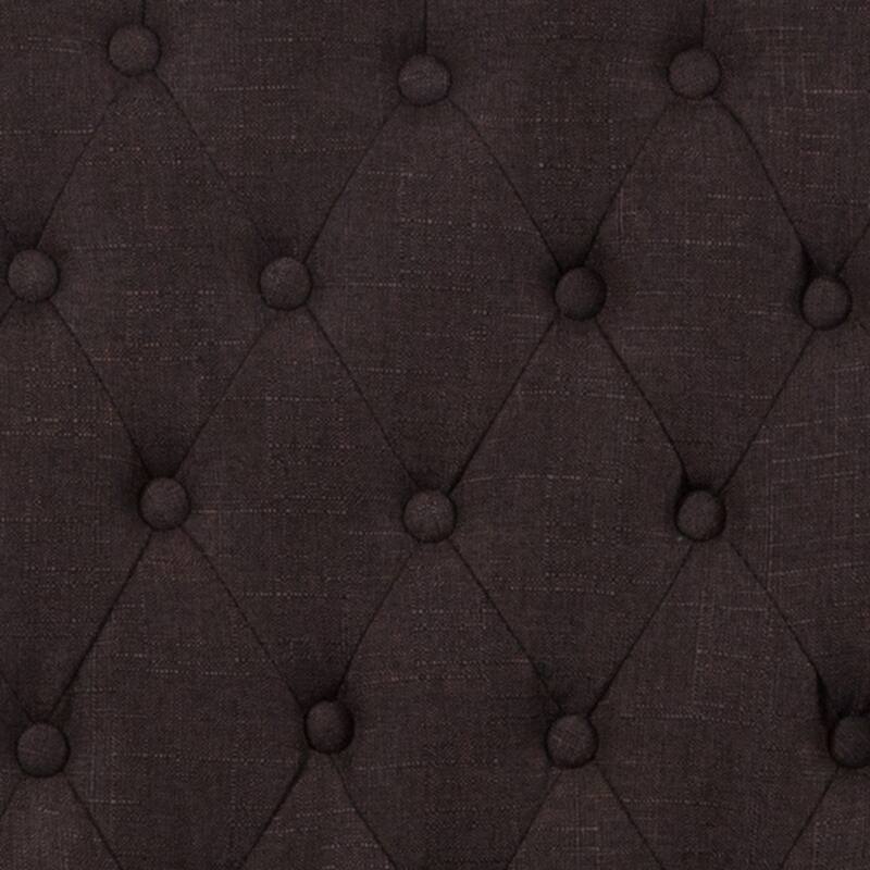 Parsons Rolled Back Accent Nail Trim Chairs (Set of 2) - 18.5"W x 27.5"D x 39.75"H