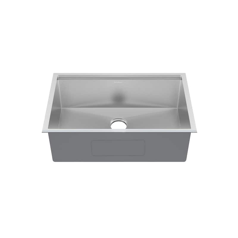 Rivage 32 x 19 Single Basin Undermount Kitchen Workstation Sink - 32 x 19