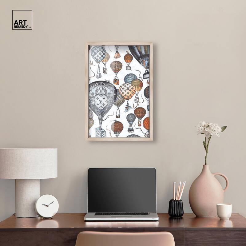 Doll Memories - Fashion Balloons Shadowbox by Art Remedy