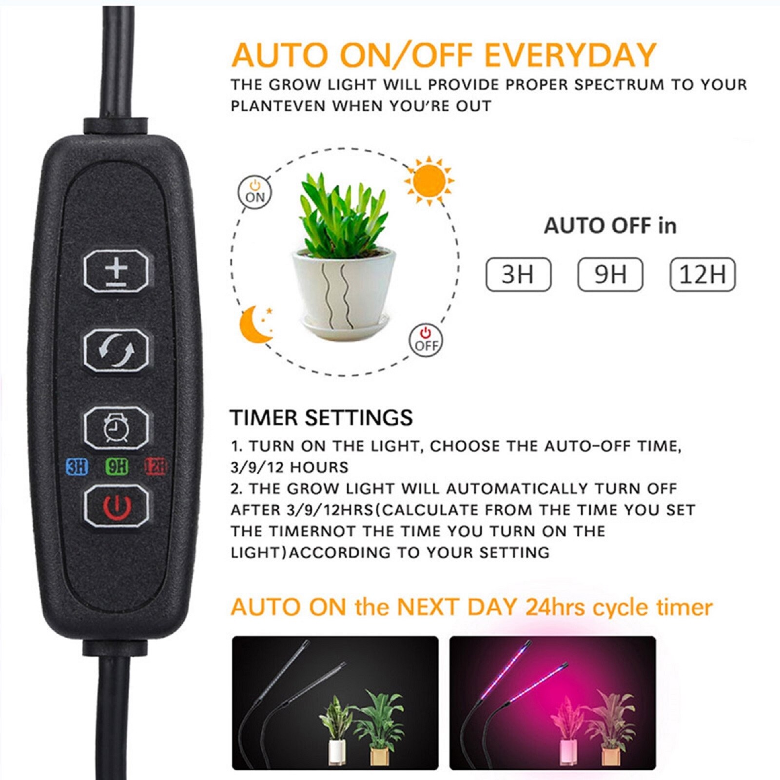 Dual head led grow light discount