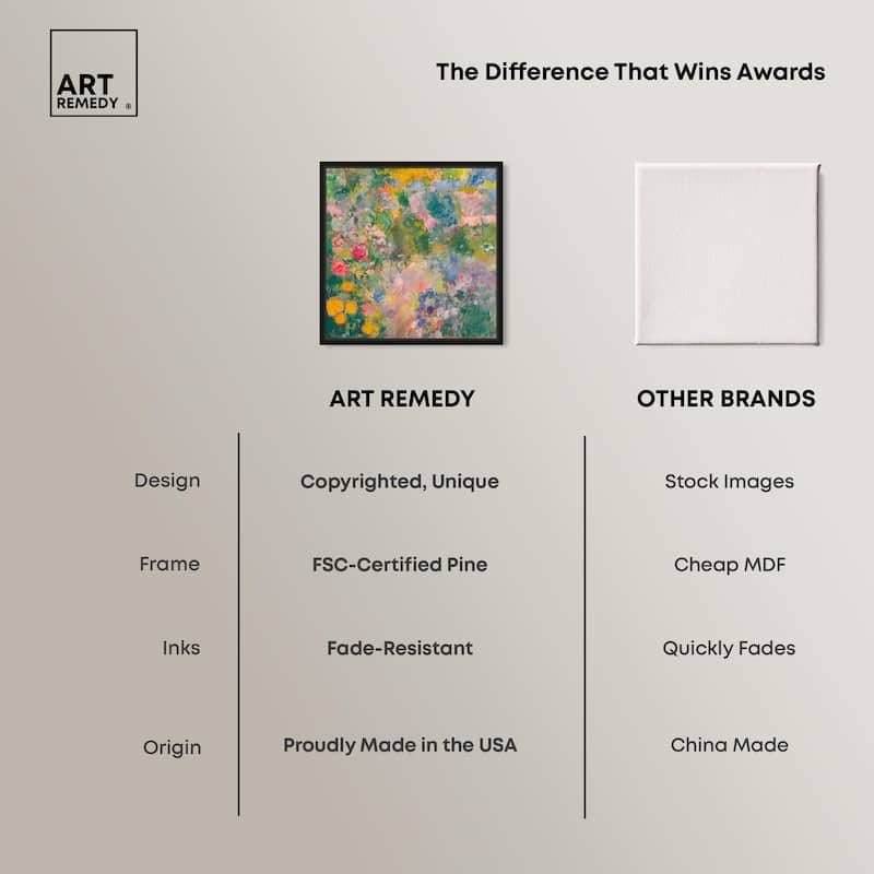 Hues of Happiness I Canvas by Art Remedy