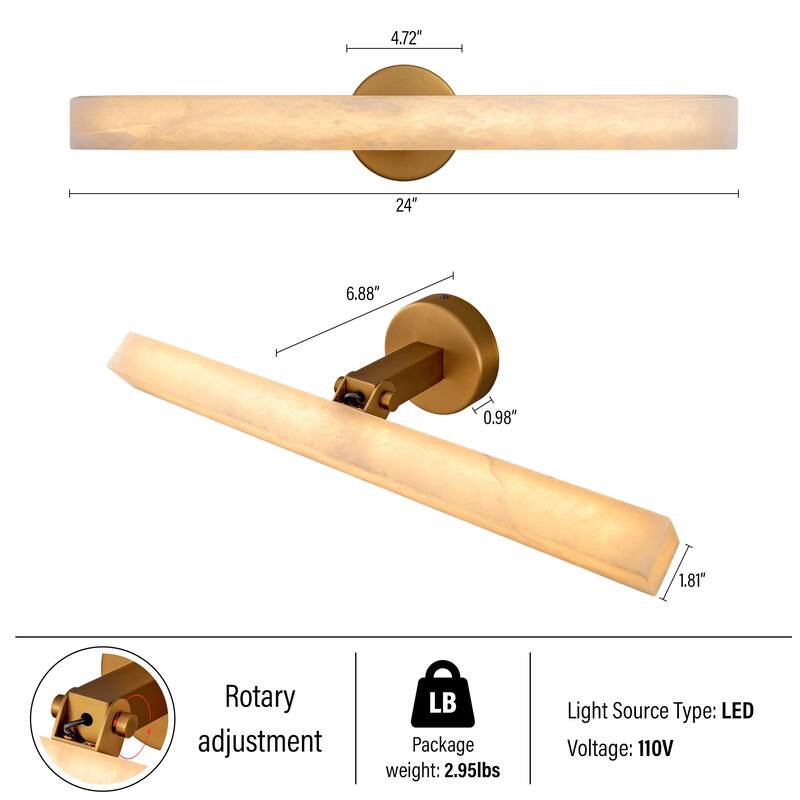KAYLA Bathroom Vanity Light 18/24 inch