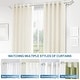 preview thumbnail 22 of 28, Modern Round Urn Adjustable Drapery Double Curtain Rod