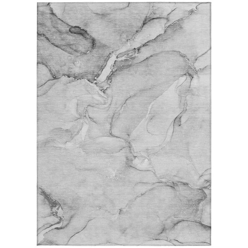 Alrim Artistic Abstract Weather Resistant Blended Style Outdoor Rug