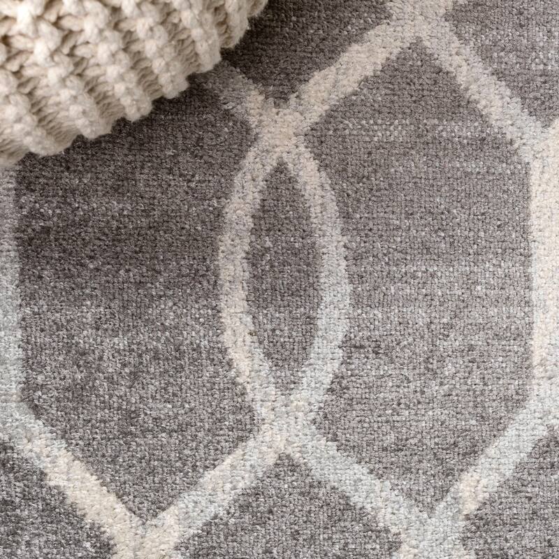 JONATHAN Y Moroccan Ogee Fretwork Area Rug