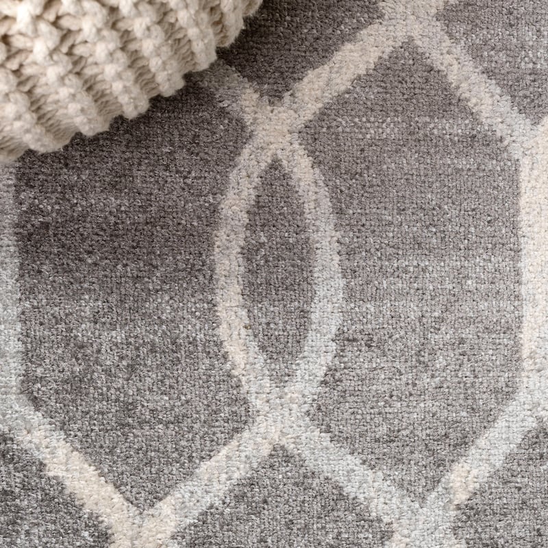 JONATHAN Y Moroccan Ogee Fretwork Area Rug