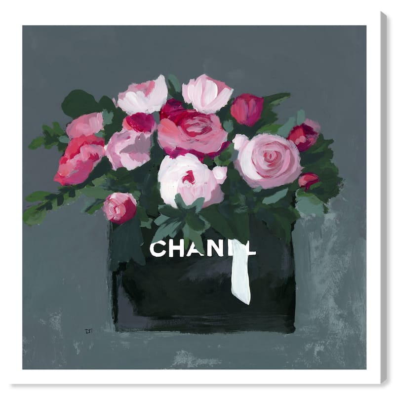 Wynwood Studio Prints Fashion and Glam Pink Bouquet Pink and Dark Pink Glam Wall Art Canvas Print