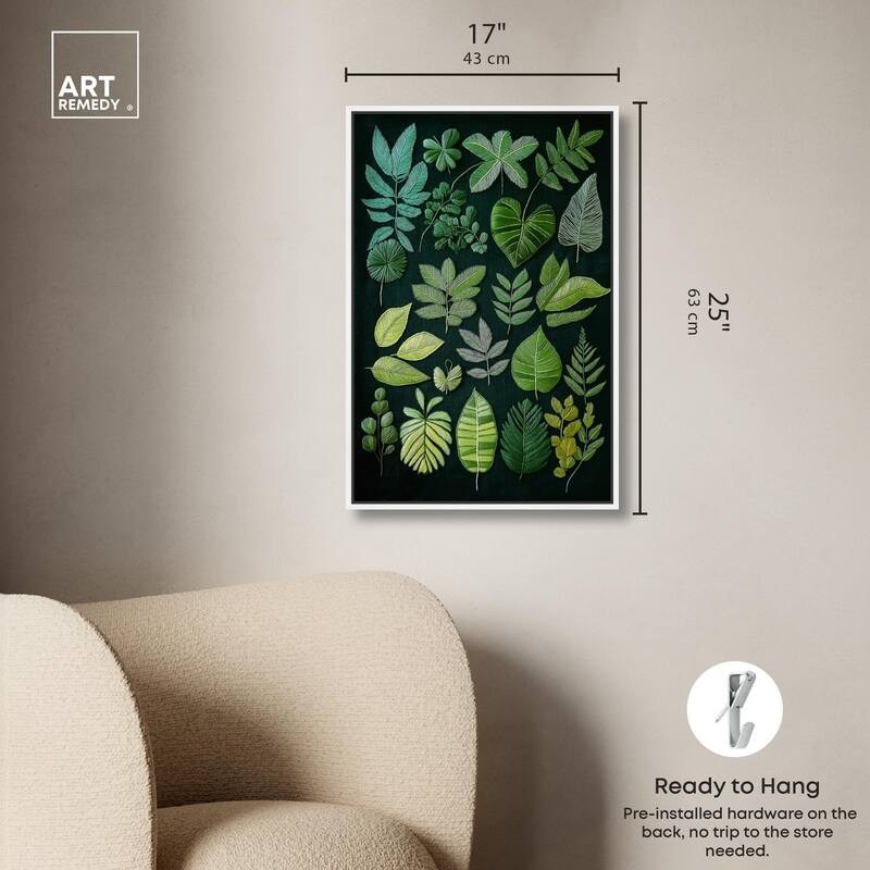 Leaf Library II Canvas by Art Remedy