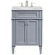 preview thumbnail 1 of 7, Elegant Lighting VF-1027 Park Ave 24" Free Standing Single Basin Grey - Painted