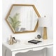 preview thumbnail 11 of 35, Kate and Laurel Calter Hexagon Framed Wall Mirror