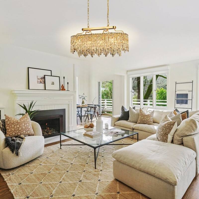 3 Light dining light fixtures gold modern chandelier Crystal, metal pendant lights