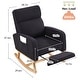 preview thumbnail 102 of 105, HOMYKA Rocking Chair for Nursery with Footrest