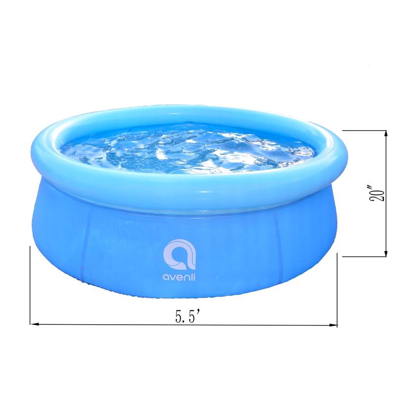 JLeisure 5.5-Ft Prompt Set Inflatable Above Ground Kid Swimming Pool (2 Pack) - 26
