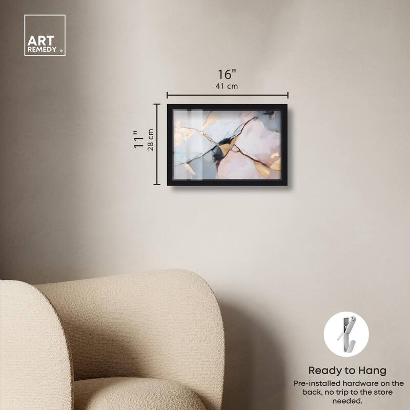Gilded Veins Shadowbox by Art Remedy