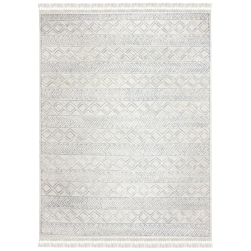 SAFAVIEH Handmade Casablanca Shag Jenney Tribal Wool Rug