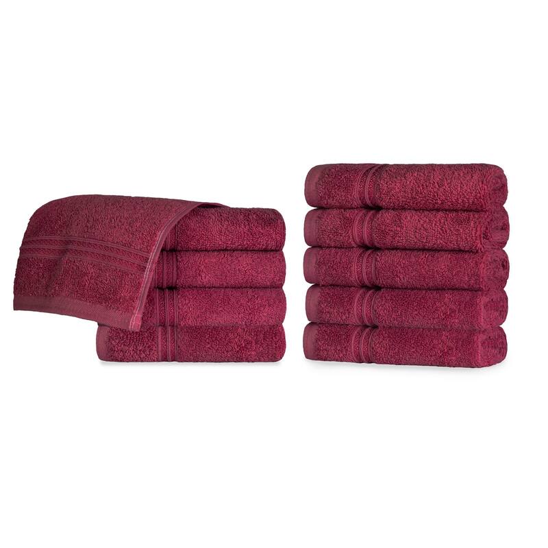 Superior Heritage Egyptian Cotton Absorbent Face Towel Set of 10