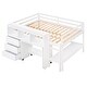 preview thumbnail 14 of 27, Multi-Functional Low Loft Bed for Boys Girls