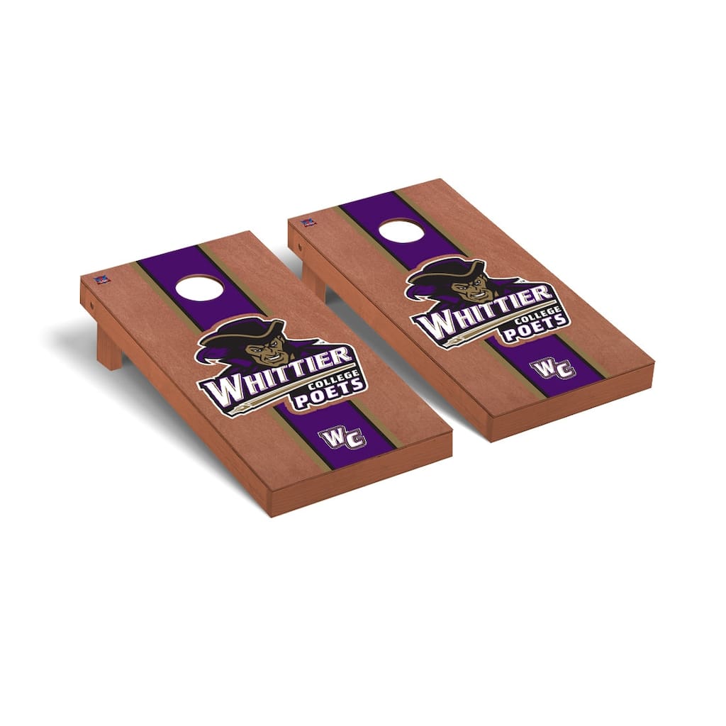 Whittier Poets Rosewood Cornhole Board Set