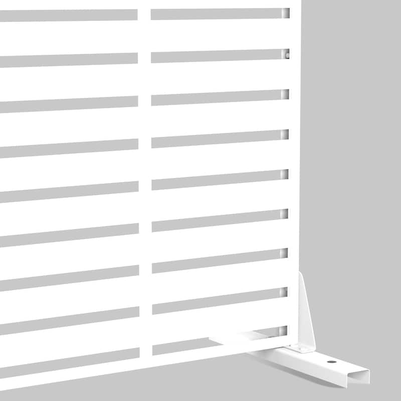 Outdoor Privacy Screen Metal Privacy Screen Panel Free Standing - 72*47