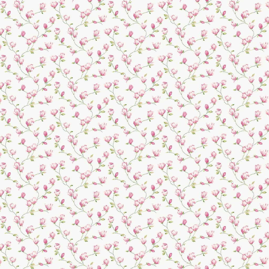 Galerie Wallcoverings Miniatures 3 Collection Mini Magnolia Matte Finish Vinyl on Non-woven Wallpaper Roll