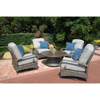 glider barcalounger 5pc captiva sunbrella