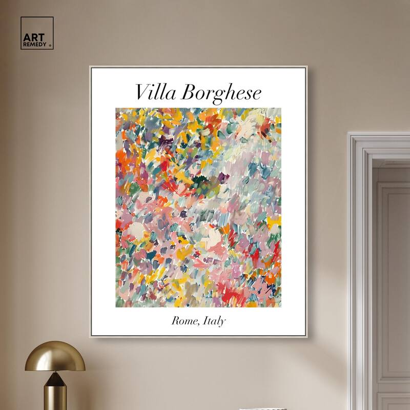 Villa Borghese Canvas by Art Remedy