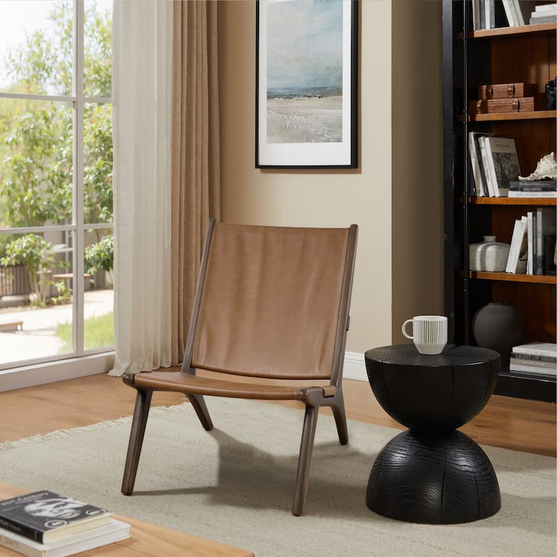 Art Leon Leather Lounge Chair