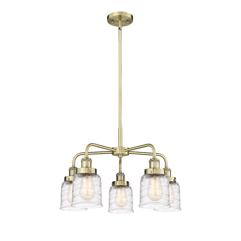 Innovations Lighting Bell - 5 Light 23" Stem Hung Chandelier