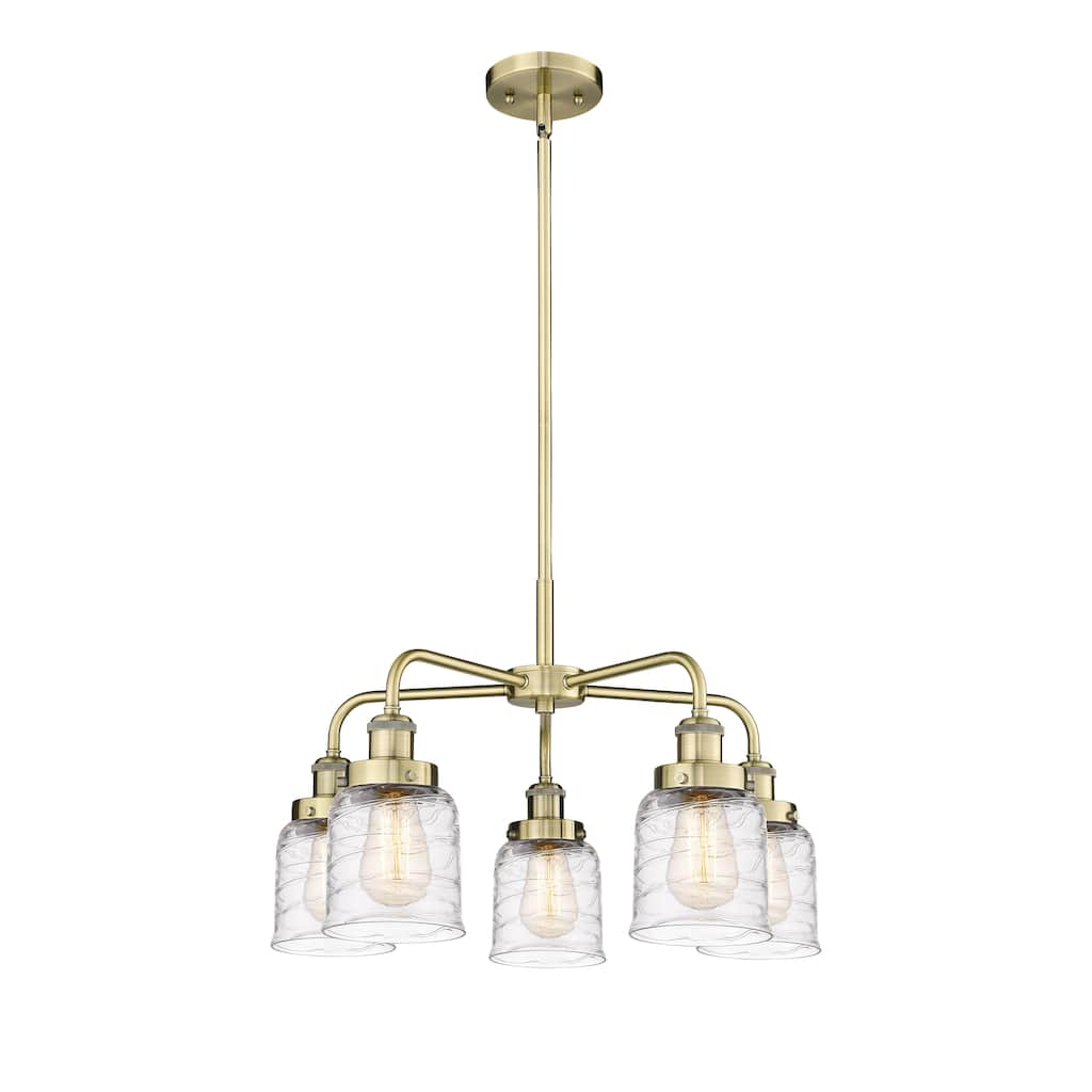 Innovations Lighting Bell - 5 Light 23" Stem Hung Chandelier
