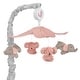 preview thumbnail 1 of 3, Lambs & Ivy Calypso Pink/Gray Koala & Elephant Musical Baby Crib Mobile
