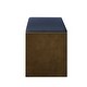 preview thumbnail 12 of 23, 40"Accent Bench with Lower Shelf Shoe Rack, Padded Seating Bench, Modern Compact Bed End Bench with Storage, Removable Cushion
