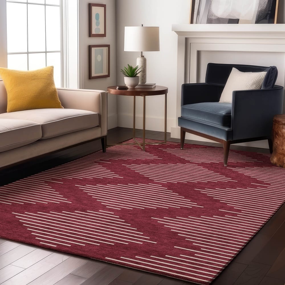 Premium Washable Super Soft Modern Geo Mayfield Rug