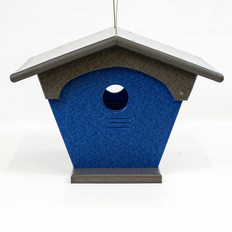 OUTDOOR LEISURE PRODUCTS Model GM4GBL Blue Bird Feeder Made with High Density Poly Resin
