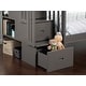 preview thumbnail 4 of 6, Westbrook Staircase Bunk Twin over Twin with Twin Trundle in Grey