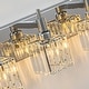 preview thumbnail 49 of 182, 2/3/4-Light Modern Bathroom Crystal Vanity Light Wall Sconces