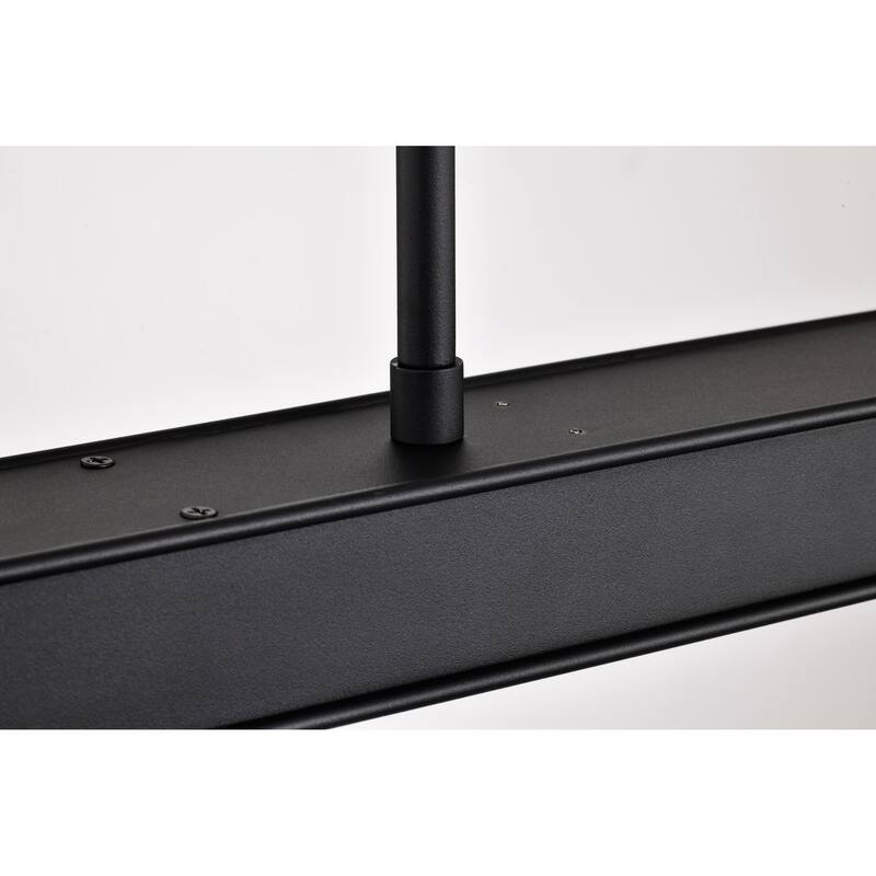 Longford 36 Inch LED Island Pendant Textured Black Acrylic Lens - Textured Black