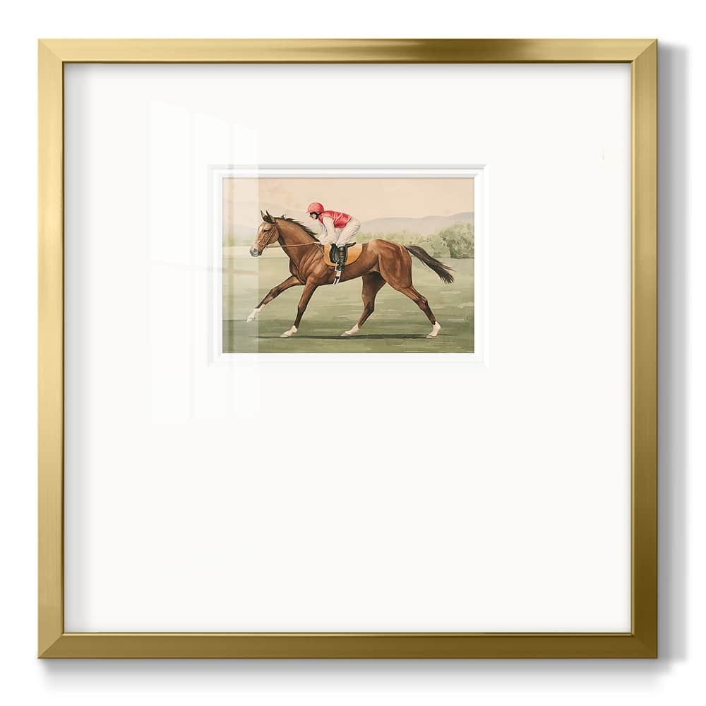 Vintage Equestrian IPremium Framed Print