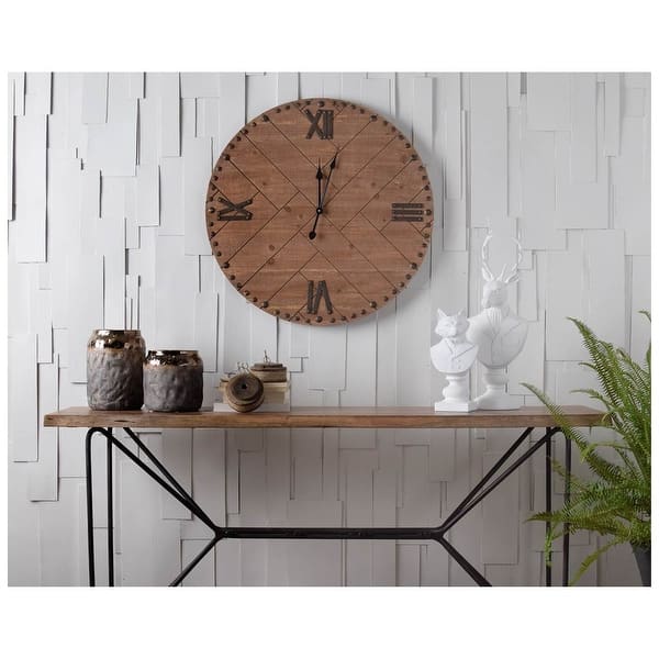 Medium Brown Solid Acacia Wood Console Table With Solid Iron Base. Medium Brown Solid Acacia Wood Console Table With Solid Iron Base.
