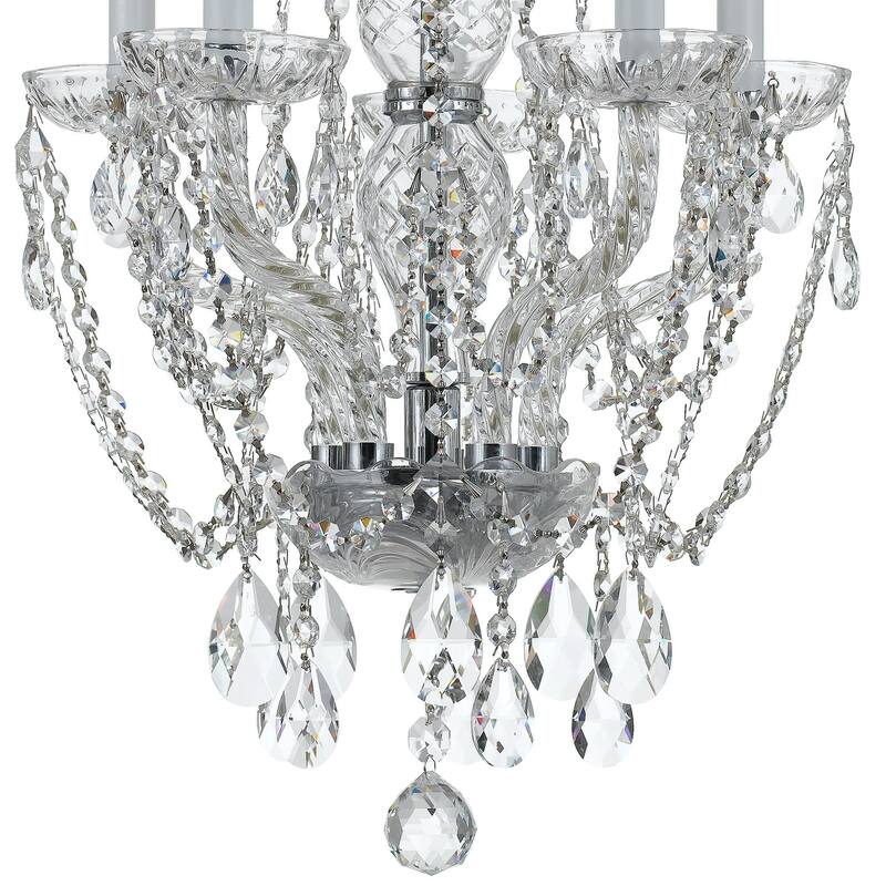 Crystorama Lighting Group Traditional Crystal 5 Light 14" Wide