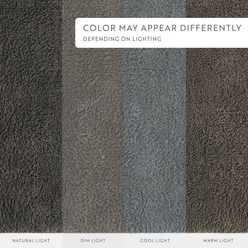 Becky Cameron 100% Cotton Reversible Solid Bath Mat