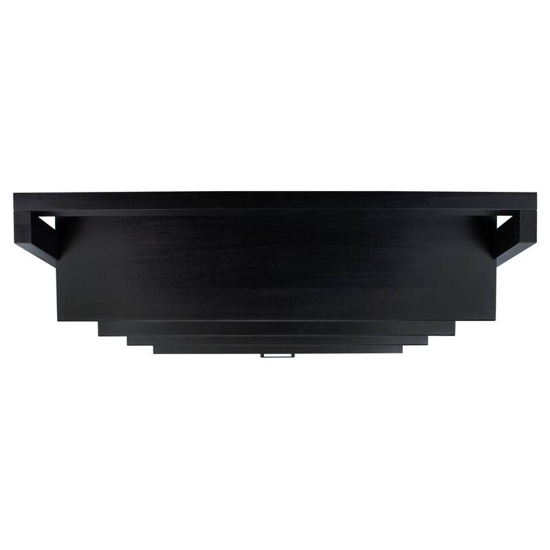 SAFAVIEH Fadime Natural/Charcoal 3-Shelf 1 Door Etagere - 32" W x 15.4" L x 72" H - 32Wx15Dx72H