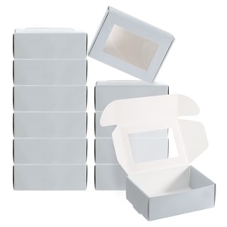 Paper Soap Box with Window, Homemade Soap Boxes Rectangle Presents ...