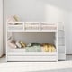 preview thumbnail 3 of 26, Full Over Full Bunk Bed with Storage Staircase and Shelves, Convertible Design, No Box Spring Needed,kid beds